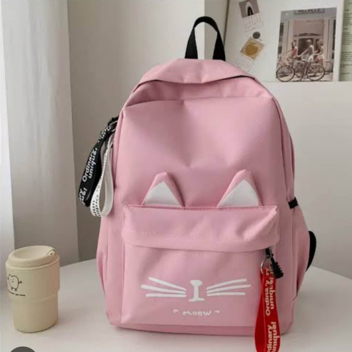Picture of Girls Backpack | Meaw Backpack | Coaching Bag School Bag for Girls | Girls Totte Bag | Trendy Bag for Girls | College Bag