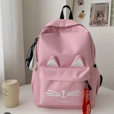 Picture of Girls Backpack | Meaw Backpack | Coaching Bag School Bag for Girls | Girls Totte Bag | Trendy Bag for Girls | College Bag