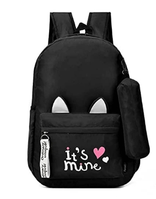 Picture of Girls Backpack | Meaw Backpack | Coaching Bag School Bag for Girls | Girls Totte Bag | Trendy Bag for Girls | College Bag