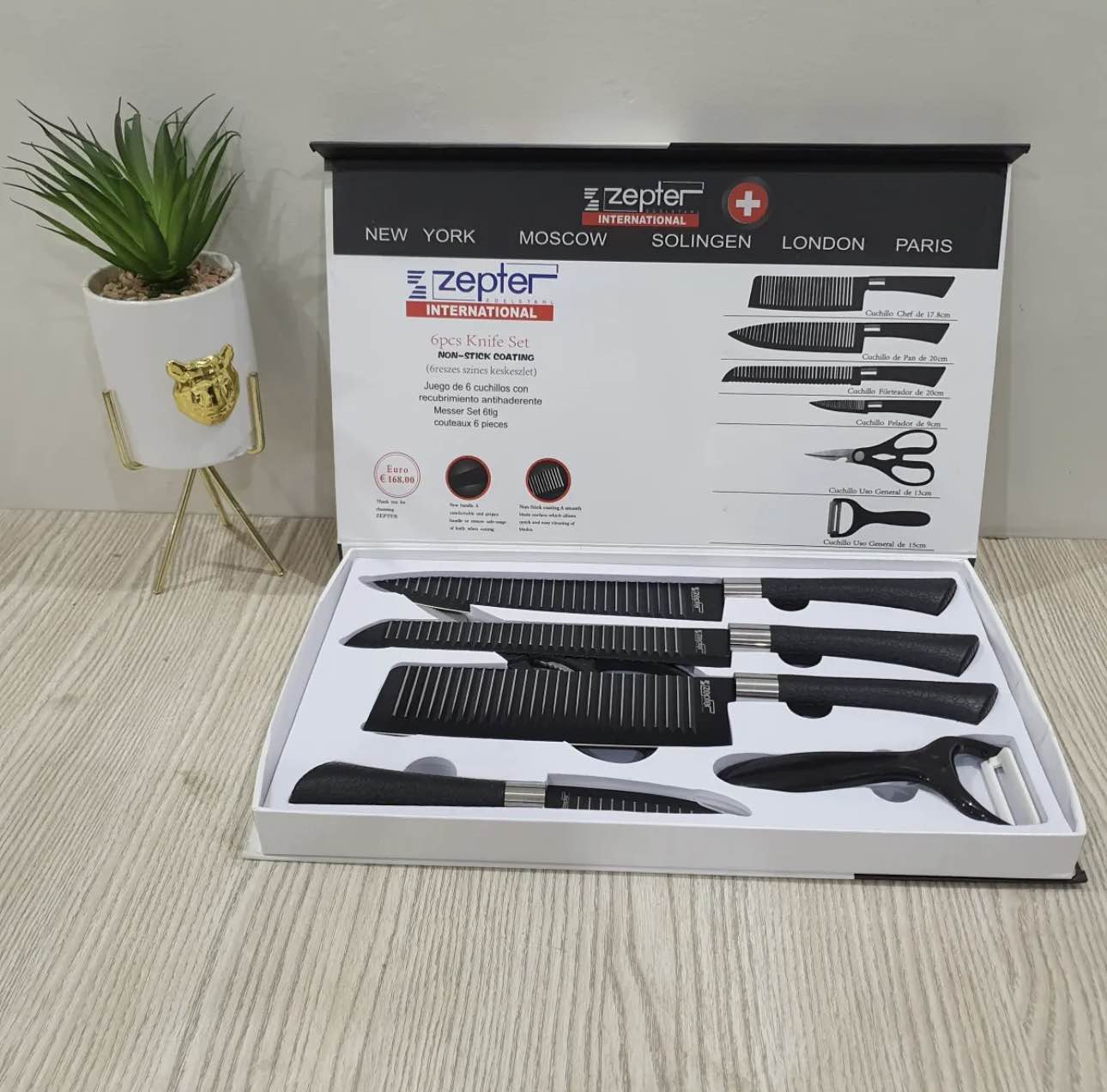 Picture of ZEPTER 6 PC Knife Set for Kitchen Knife Blade Knife  Set for Kurbani Kitchen Cooking Knives  Steak Knives
