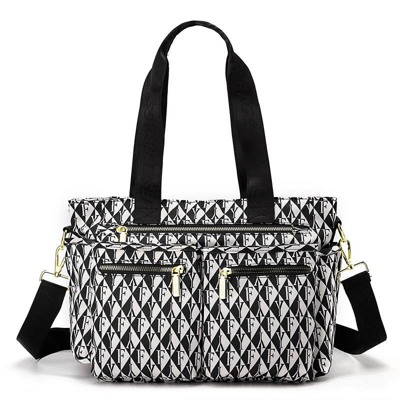 Picture of Yuesite Large Capacity Women’s Shoulder Bag | Trendy Printed Handbag for Ladies | Crossbody Messenger Tote Bag