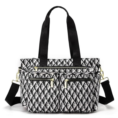 Picture of Yuesite Large Capacity Women’s Shoulder Bag | Trendy Printed Handbag for Ladies | Crossbody Messenger Tote Bag