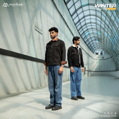 Picture of Premium Sherpa Lined Denim Jacket For Men I MFJ-21