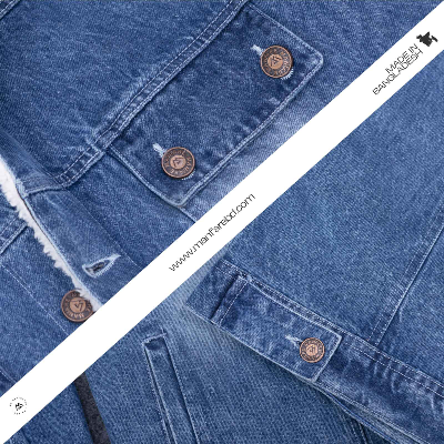 Picture of Premium Sherpa Lined Denim Jacket For Men I MFJ-26