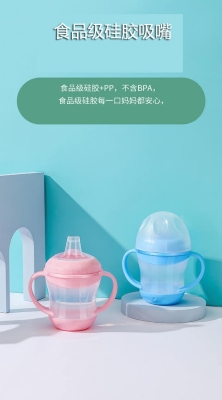 Picture of Silicone Water pot mum pot Safe and Drop Resistant Baby Bottle Set Portable Multi-functional Baby Bottle with Milk Powder Storage Baby