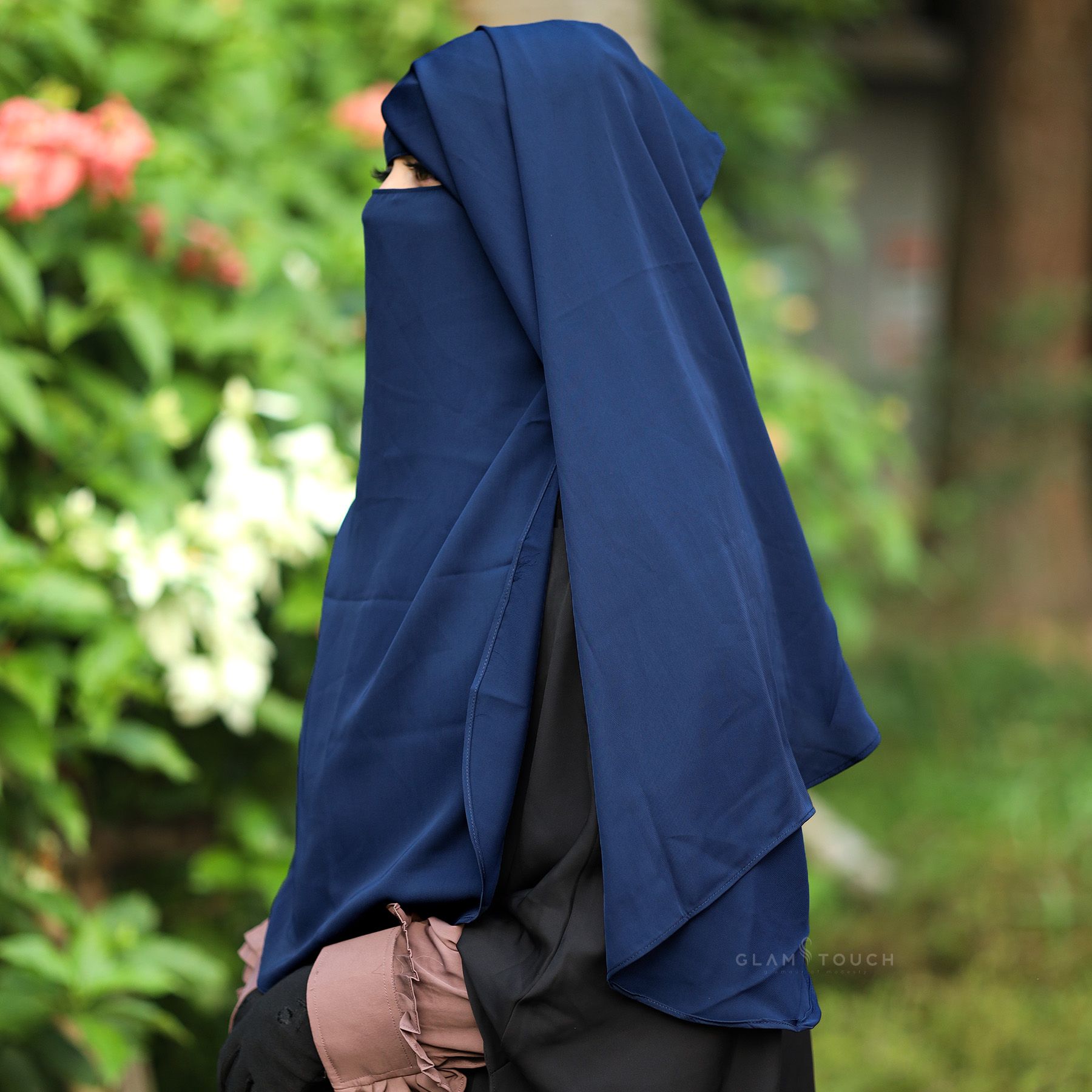 Picture of Glam Touch Premium Naomi Double Part Flap Niqab