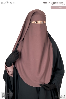 Picture of Glam Touch Premium Naomi Double Part Flap Niqab