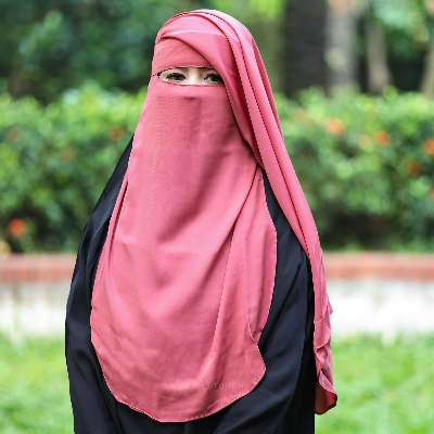 Picture of Glam Touch Premium Two Layer Flap Niqab Collection