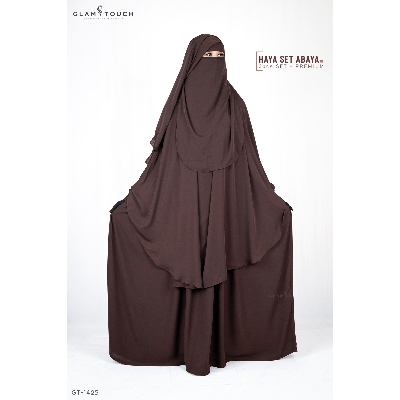 Picture of Glam Touch- Haya 3 Part Premium Set Abaya