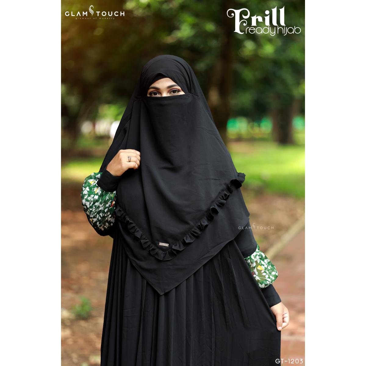 Picture of Glam Touch - Full Coverage Frilled Ready Hijab