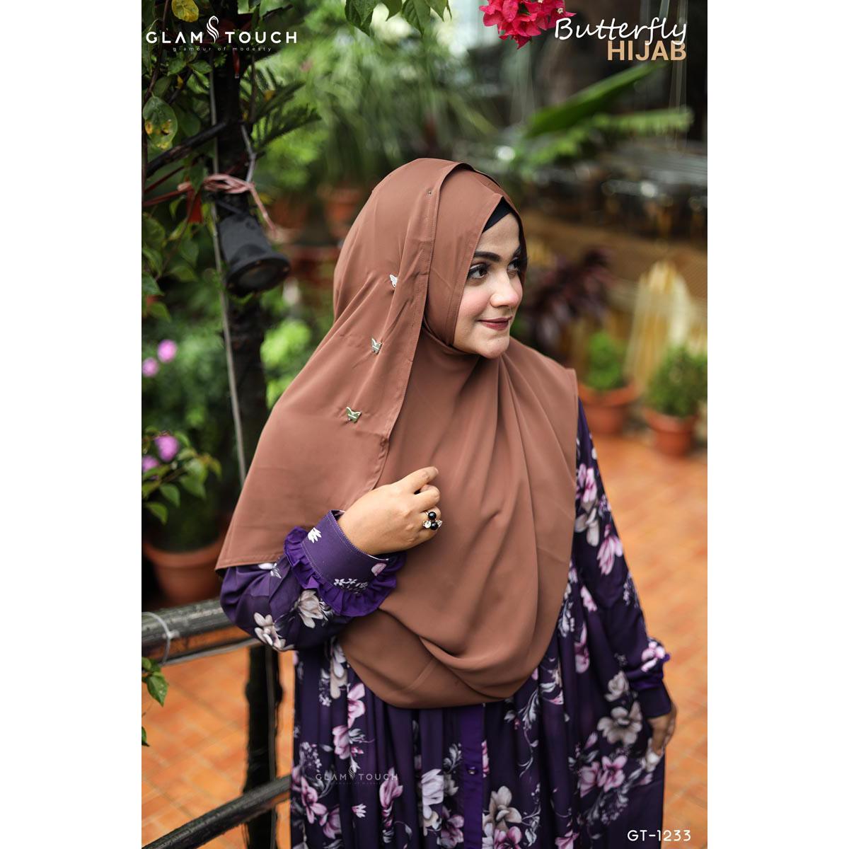 Picture of Butterfly Full Coverage One Loop Ready Hijab