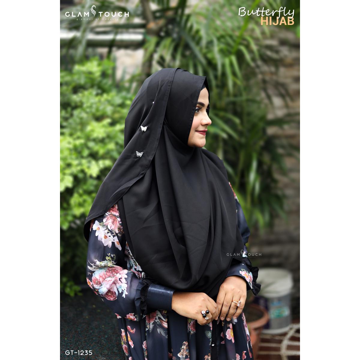 Picture of Butterfly Full Coverage One Loop Ready Hijab