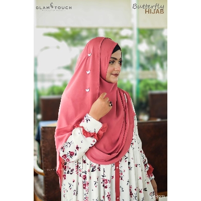 Picture of Butterfly Full Coverage One Loop Ready Hijab