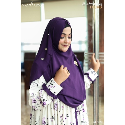 Picture of Butterfly Full Coverage One Loop Ready Hijab