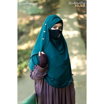 Picture of Butterfly Full Coverage One Loop Ready Hijab