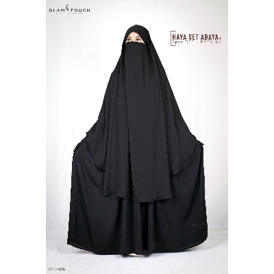 Picture of Glam Touch- Haya 2 Part Premium Set Abaya