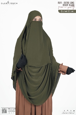 Picture of Glam Touch Extra Coverage- Rufi One Loop Ready Hijab Niqab Set