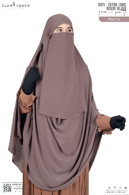 Picture of Glam Touch Extra Coverage- Rufi One Loop Ready Hijab Niqab Set