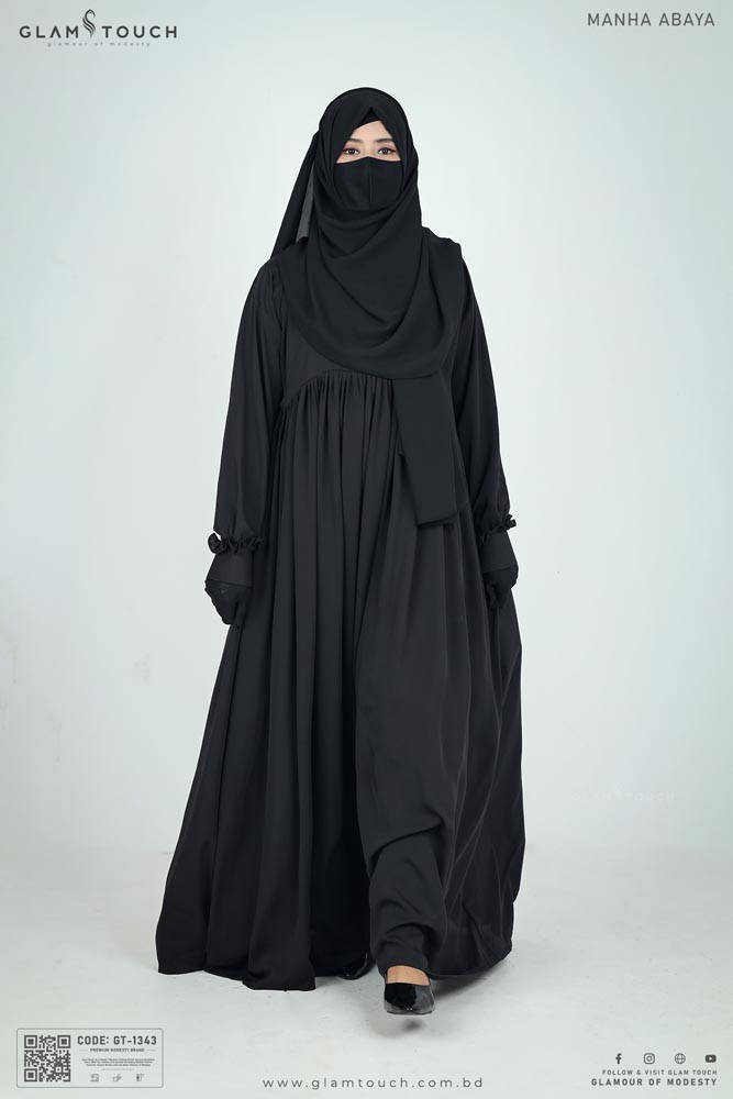 Picture of Glam Touch Premium Manha Solid Abaya