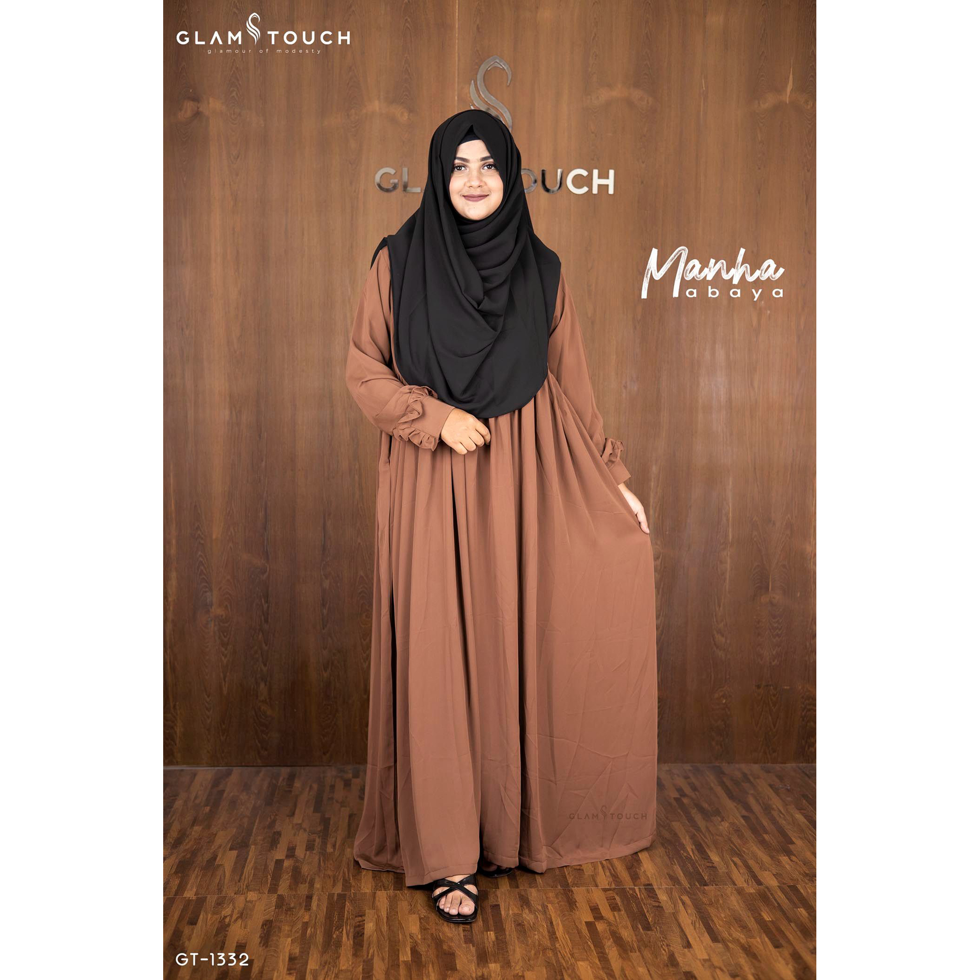 Picture of Glam Touch Premium Manha Solid Abaya