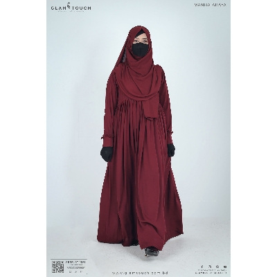 Picture of Glam Touch Premium Manha Solid Abaya