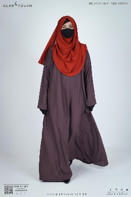 Picture of Glam Touch Premium Muhtasim Regular Plain Abaya