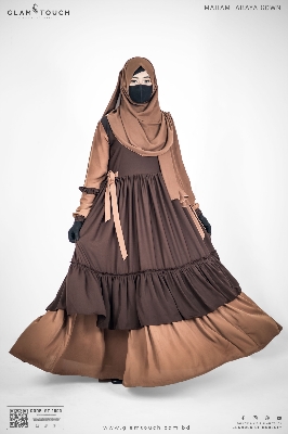 Picture of Glam Touch Premium Maham Abaya Gown