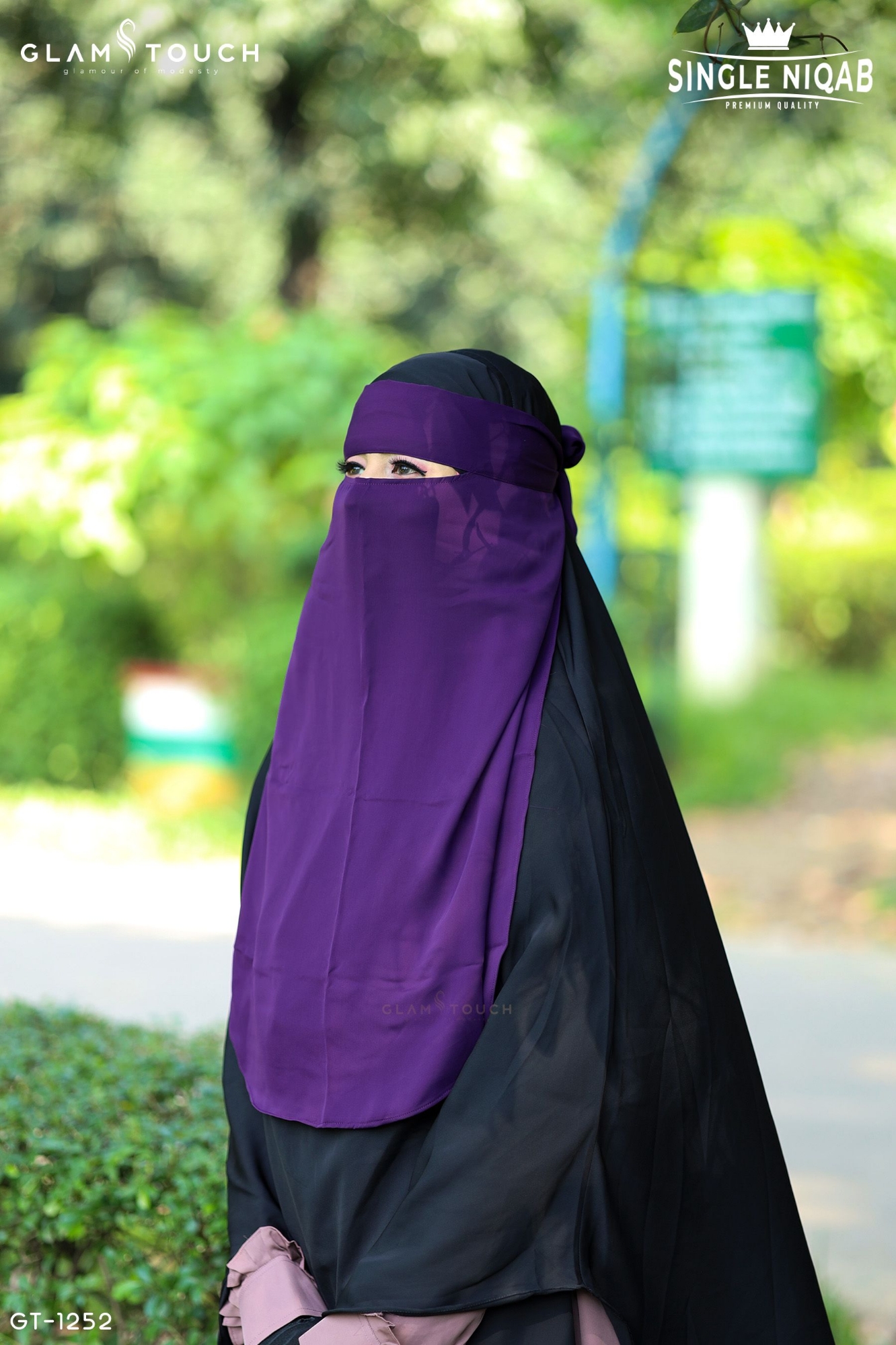 Picture of Glam Touch Premium - Sarah Single Layer Long Niqab