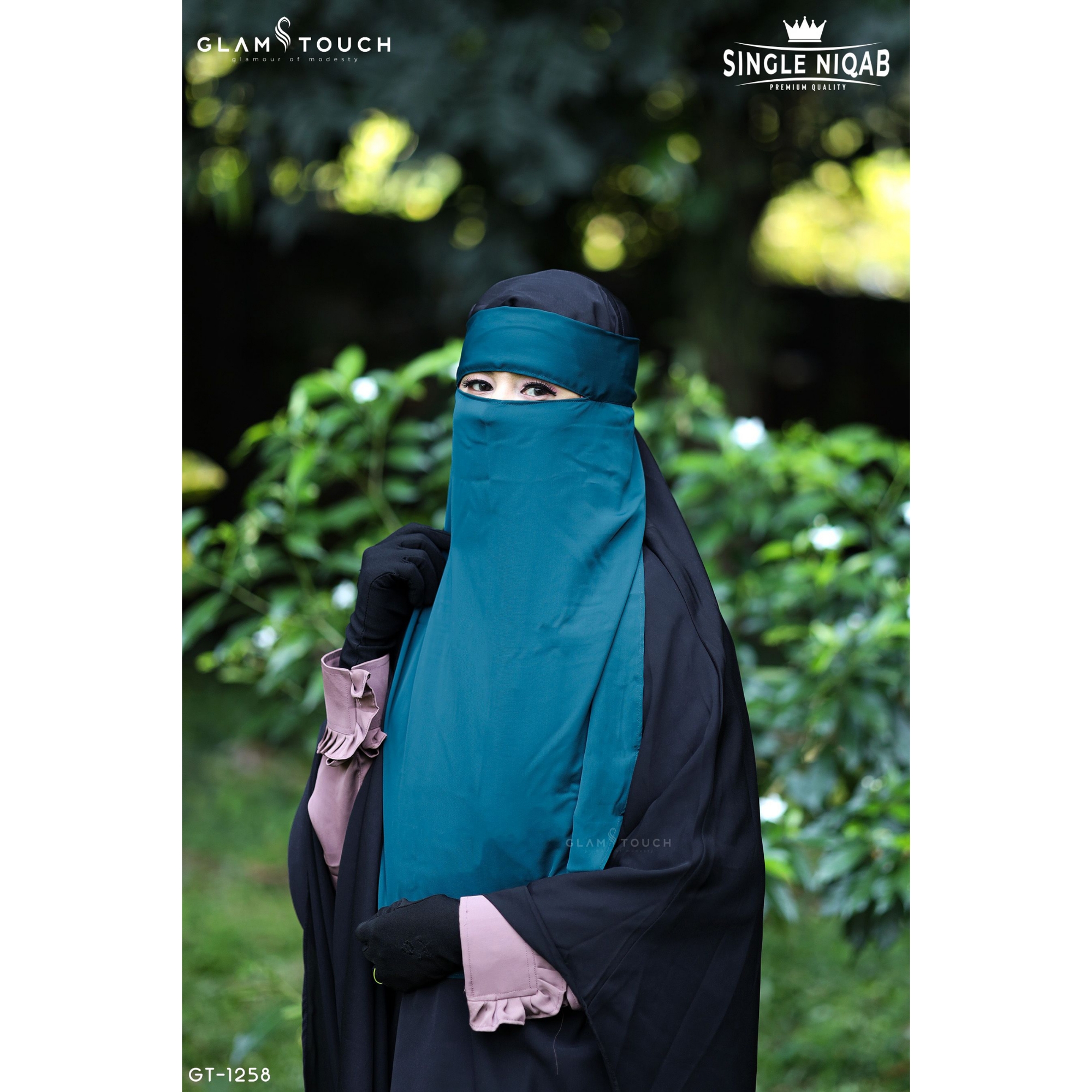 Picture of Glam Touch Premium - Sarah Single Layer Long Niqab
