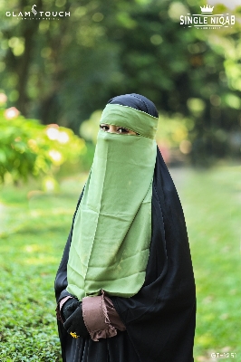 Picture of Glam Touch Premium - Sarah Single Layer Long Niqab