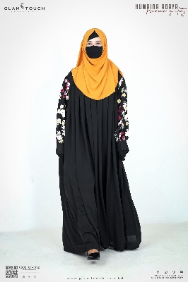 Picture of Glam Touch Premium Humayra Contrast Abaya