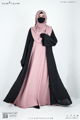 Picture of Glam Touch Premium Shrug Abaya 3 Part Set
