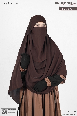 Picture of Glam Touch Premium Ummi Ready Hijab Niqab Set