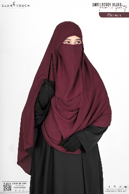 Picture of Glam Touch Premium Ummi Ready Hijab Niqab Set