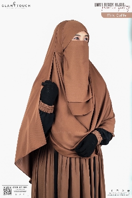 Picture of Glam Touch Premium Ummi Ready Hijab Niqab Set
