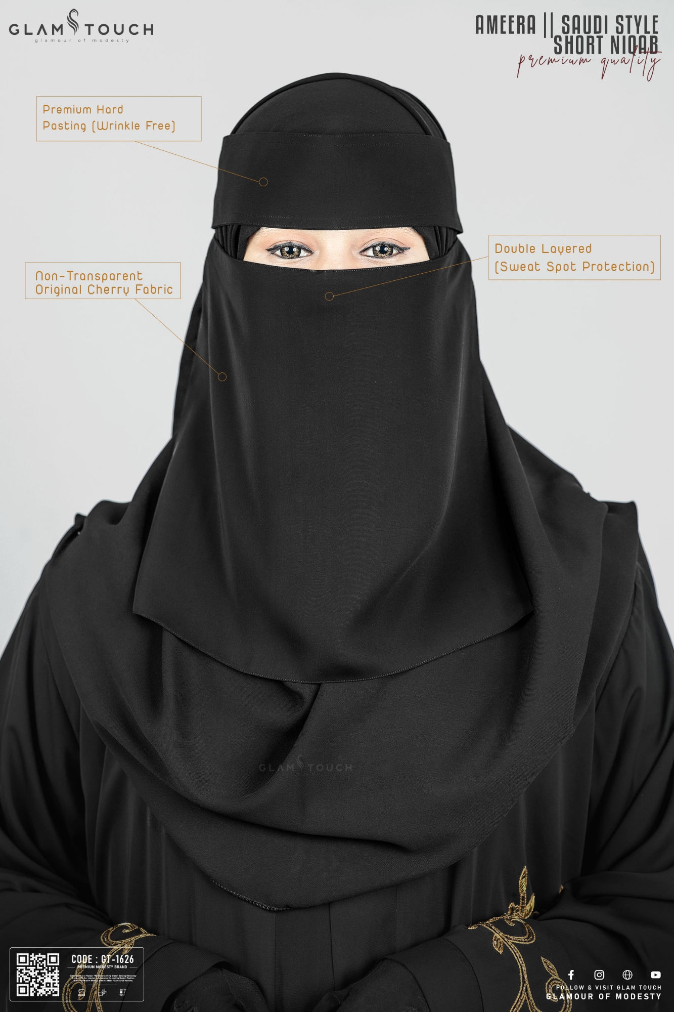 Picture of Glam Touch Premium Arabian Sort Niqab