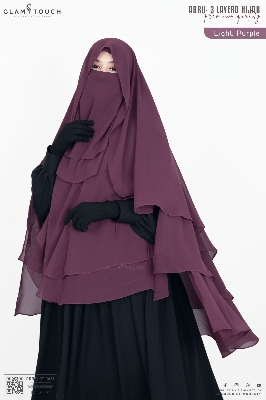 Picture of Glam Touch Premium ABRU 3 Layer Hijab Niqab Set