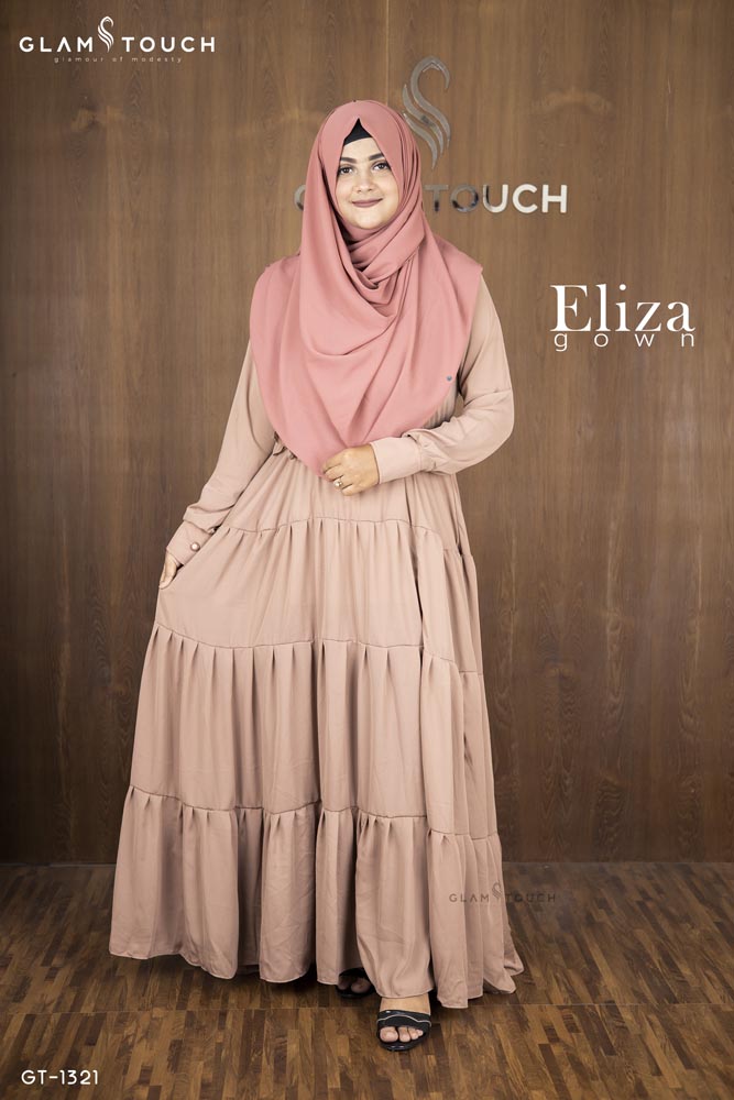 Picture of Glam Touch Premium Plain Borka Gown For Women For Regular Use