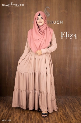 Picture of Glam Touch Premium Plain Borka Gown For Women For Regular Use