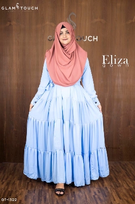 Picture of Glam Touch Premium Plain Borka Gown For Women Regular Use