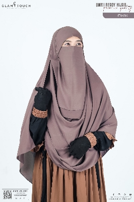 Picture of Glam Touch Premium Ummi Ready Hijab Niqab Set