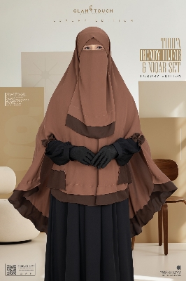 Picture of Glam Touch Premium- Tohfa Ready Hijab and Niqab Set