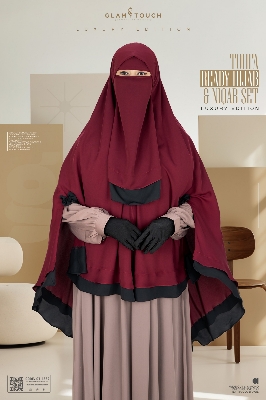 Picture of Glam Touch Premium- Tohfa Ready Hijab and Niqab Set
