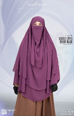 Picture of Wafa Double Layer Ready Hijab and Niqab