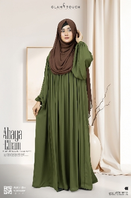 Picture of Abaya-Elham Cute Puff Sleeve Abaya