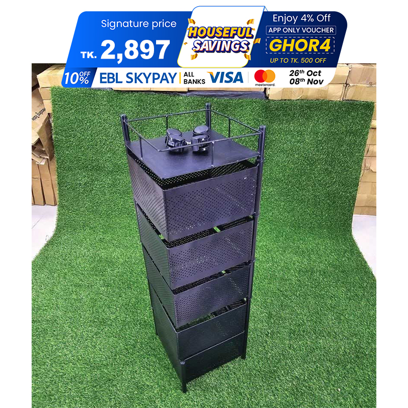 Picture of 5 Layer Square Shape Kitchen Rack