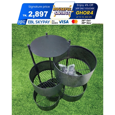 Picture of 5 Layer Round Shape Kitchen Rack