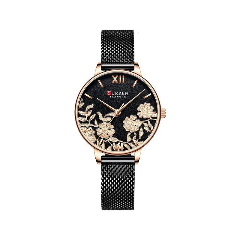 Picture of Curren 9065 Stainless Steel Strap Watch for Women (Black)