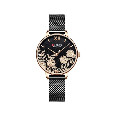 Picture of Curren 9065 Stainless Steel Strap Watch for Women (Black)