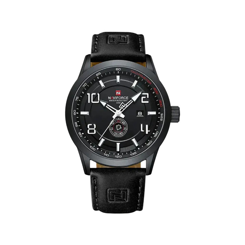 Picture of Naviforce 9229 Quartz Men’s Watch–Black White